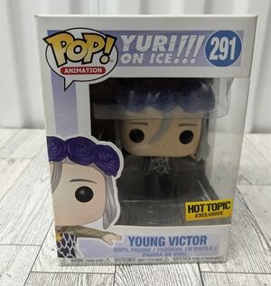 Funko Pop! Animation Yuri on Ice Young Victor with Purple and Black